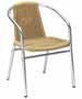 Nimes aluminium stacking armchair OF24N