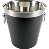 Black Enamel Champagne Bucket