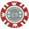 Pound Chrome Coin Chips