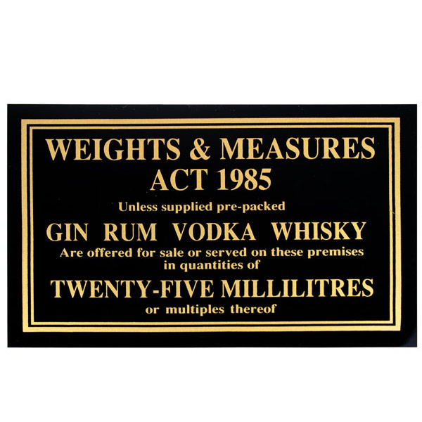 Pub Laws Signs Pub Licensing Laws Licensing Act Buy At Barmans