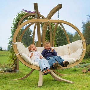 Amazonas Double GLOBO Swing Seat (Cream)