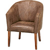 Ascot Aged Leather Tub Chair AL10