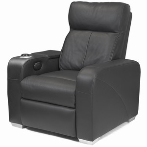 Home Cinema Seating (1 Seater Black Leather)