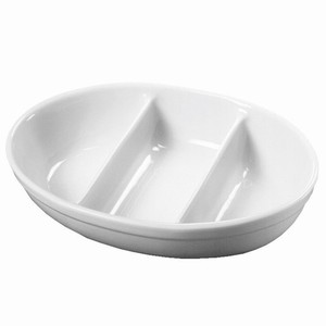 Royal Genware 3 Division Vegetable Dishes