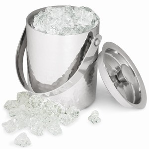 Hammered Effect Ice Bucket