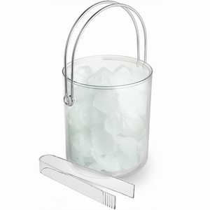 Acrylic Ice Bucket And Tongs (Classic)