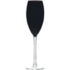 Jet Black Champagne Flutes