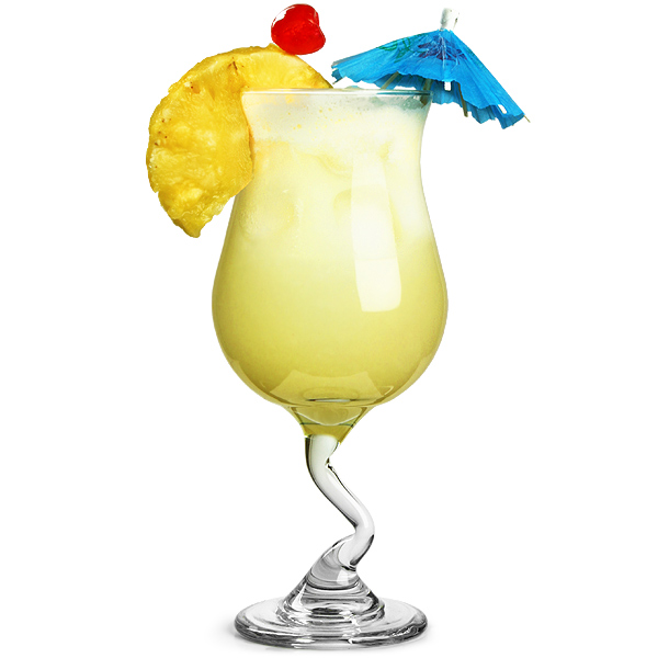 Libbey ZStem Pina Colada Glasses 13.4oz / 380ml Cocktail Glasses