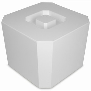 Octagonal Ice Bucket White