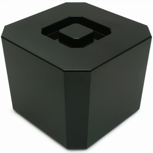 Octagonal Ice Bucket Black