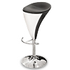 Dolphin Bar Stool Black & White