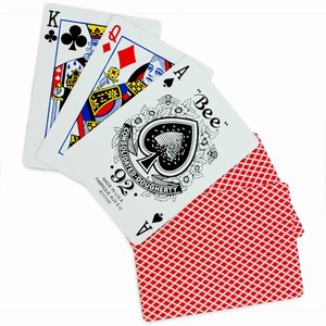 Bee Playing Cards Red (Case of 12 packs)