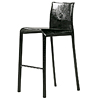 Croco Bar Stool Black