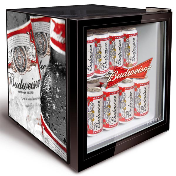 Budweiser Bottle Design Mini Fridge Barmans.co.uk