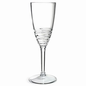 Acrylic Ribbed Champagne Flute 8.8oz - 2