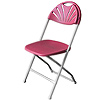 Jackson Folding Chair Burgundy
