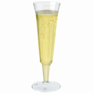 Disposable Lined Champagne Flutes 4.8oz 