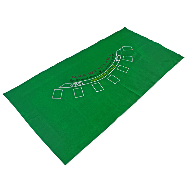 Blackjack felt table cloth