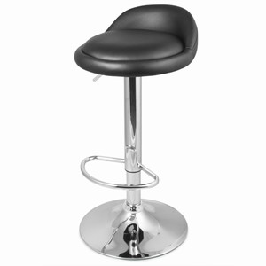 Cushion Bar Stool Black