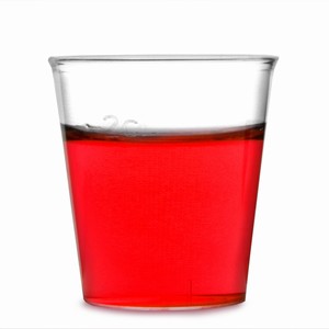 Plastic Shot Glasses 1.1oz Lined at 20ml