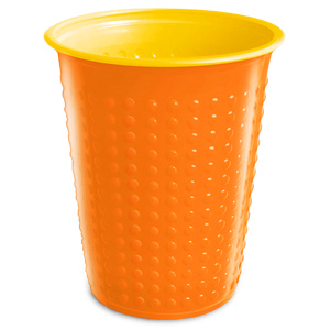 Bicolor Cups 7oz - 200ml (Orange-Yellow 