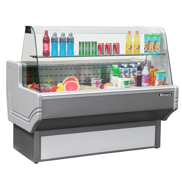 Blizzard Shadow Over Counter Fridge Food Display Counter Chilled