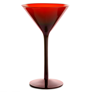 Midnight Martini Glasses Red 8.8oz / 250ml