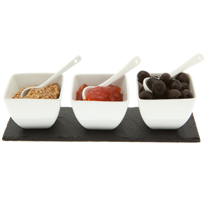 Just Slate Condiment Pots