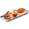 Lasha Silver Rectangular Plates