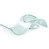 Gizmo Green Transparent Wave Dishes