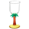 Palm Tree Acrylic Wine Glasses 11oz / 310ml