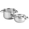 Stainless Steel Mussel Pot 17cm x 11.5cm