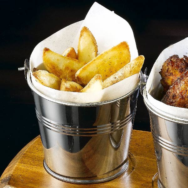 Stainless Steel Serving Buckets Chip Bucket Ash Tray Bucket Buy at Barmans