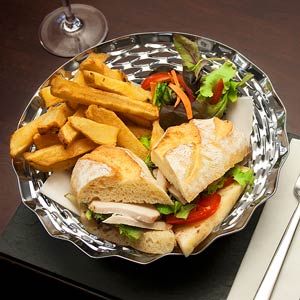 Stainless Steel Round Basket 9.5inch
