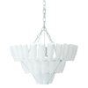 Frosted Bottle Chandelier