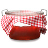 Rustic Strawberry Jam Pots