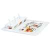 Easy Life Vintage Appetizer Serving Plate with Bowls & Spoons