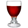 Flamefield Bella Acrylic Wine Goblets Clear 14oz / 400ml