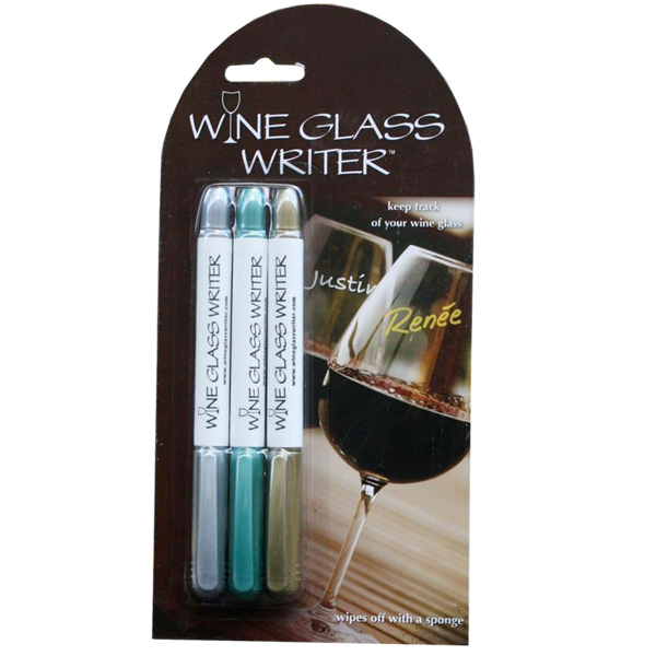 Wine Glass Writer Pens Metallic Colours Barmans.co.uk