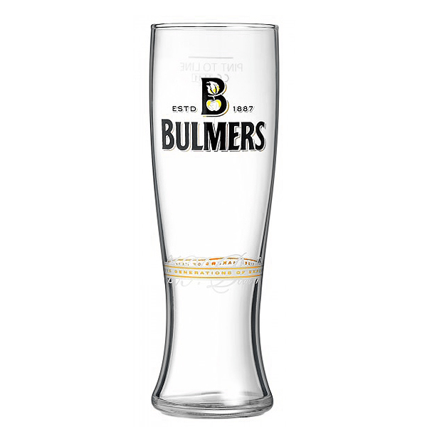 Bulmers Pint Glasses 20.5oz LCE at 20oz Branded Beer Glasses Cider