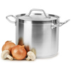 Small Stainless Steel Stockpots & Lids