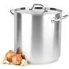 Large Stainless Steel Stockpots & Lids