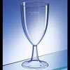 Tulip disposable plastic wine glasses 125ml/175ml CE