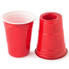 180-Cup Red American Party Cup and Shot Glass