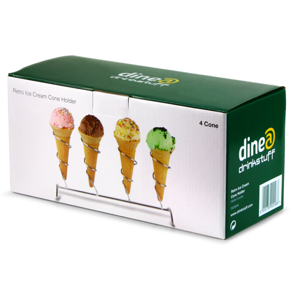 Retro Ice Cream Cone Holder Barmans.co.uk