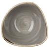 Churchill Stonecast Peppercorn Grey Triangular Bowls