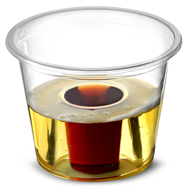 Bomb Shots Clear CE 3oz / 85ml Jager Bomb Cups Disposable Bomb Shotz