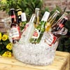 Large Acrylic Oval Drinks Pail Party Tub