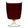 Disposable One Piece Wine Glasses 8oz LCE at 200ml