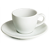 Royal Genware Espresso Bowl Cup & Saucer